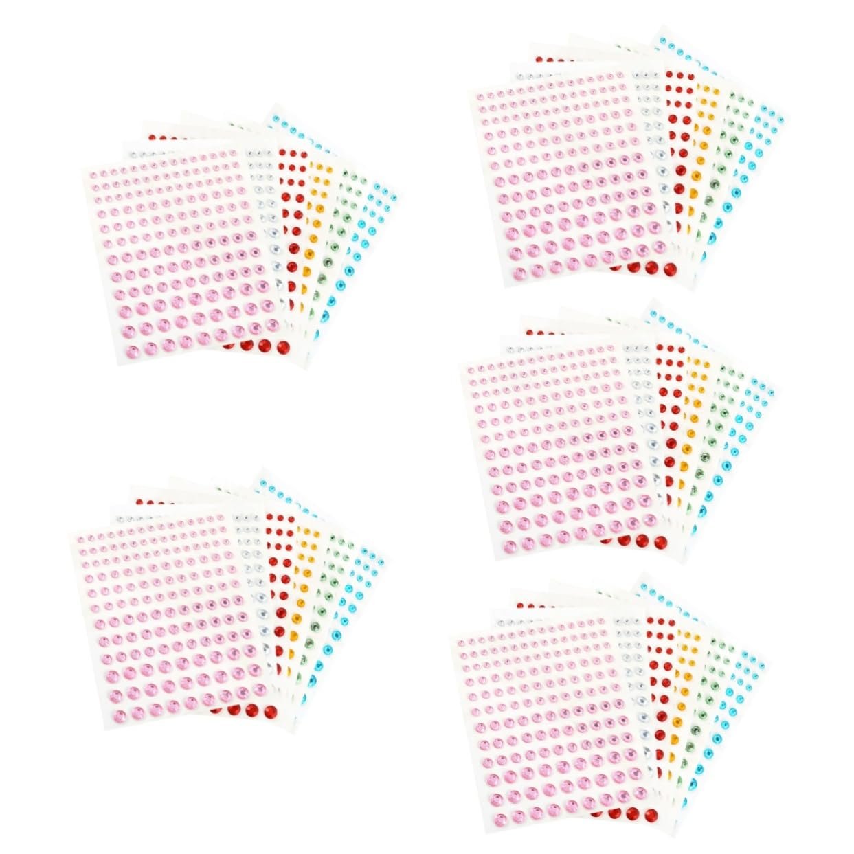 Стразы Beavorty 30 листов Самоклеящиеся камни, фото №1