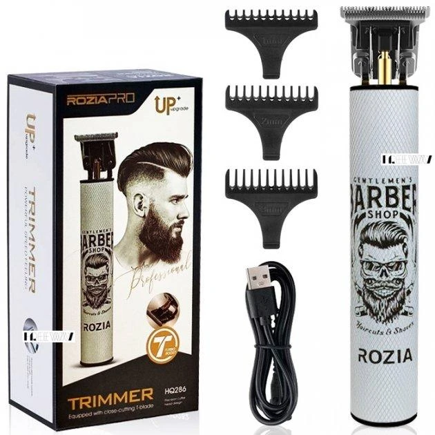 Профессиональная беспроводная машинка для стрижки волос ROZIA Pro HQ286 бороды, фото №4