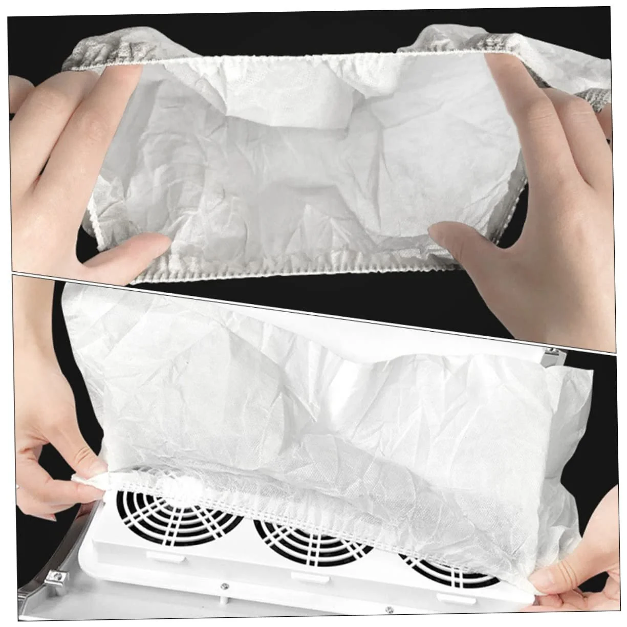 Мешок для пылесоса для ногтей OATIPHO 6 шт., нетканый материал, белый, фото №9