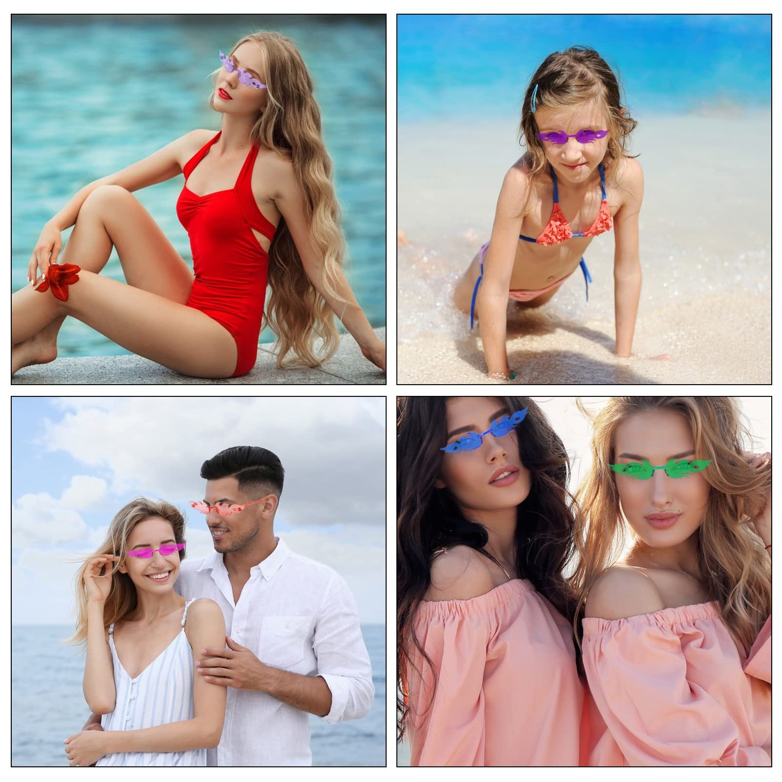 Сонцезахисні окуляри GOSHIES Flames Вогняна форма, фото №7