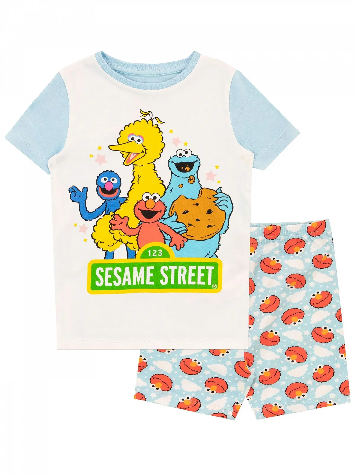 Пижама Sesame Street Slim Fit для девочек, фото №1 Пижама Sesame Street Slim Fit для девочек, фото №1