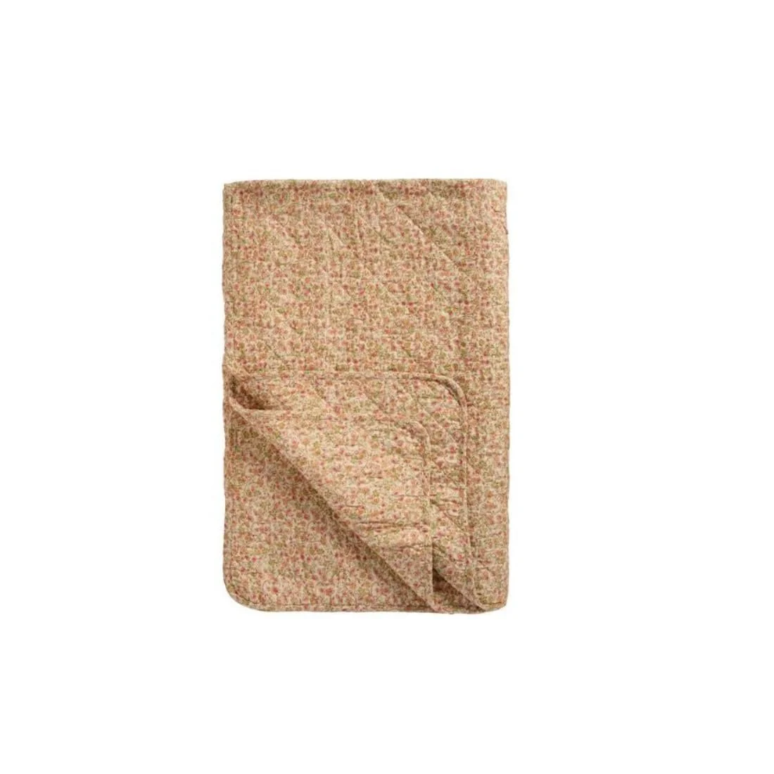 Покрывало IB Laursen Цветы красный, зеленый и оранжевый, фото №1