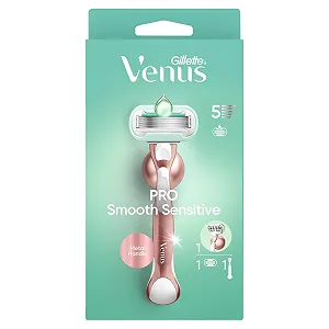 Бритва женская Gillette Venus Deluxe Smooth Sensitive Rose Gold + 1 сменное лезвие - Фото 1