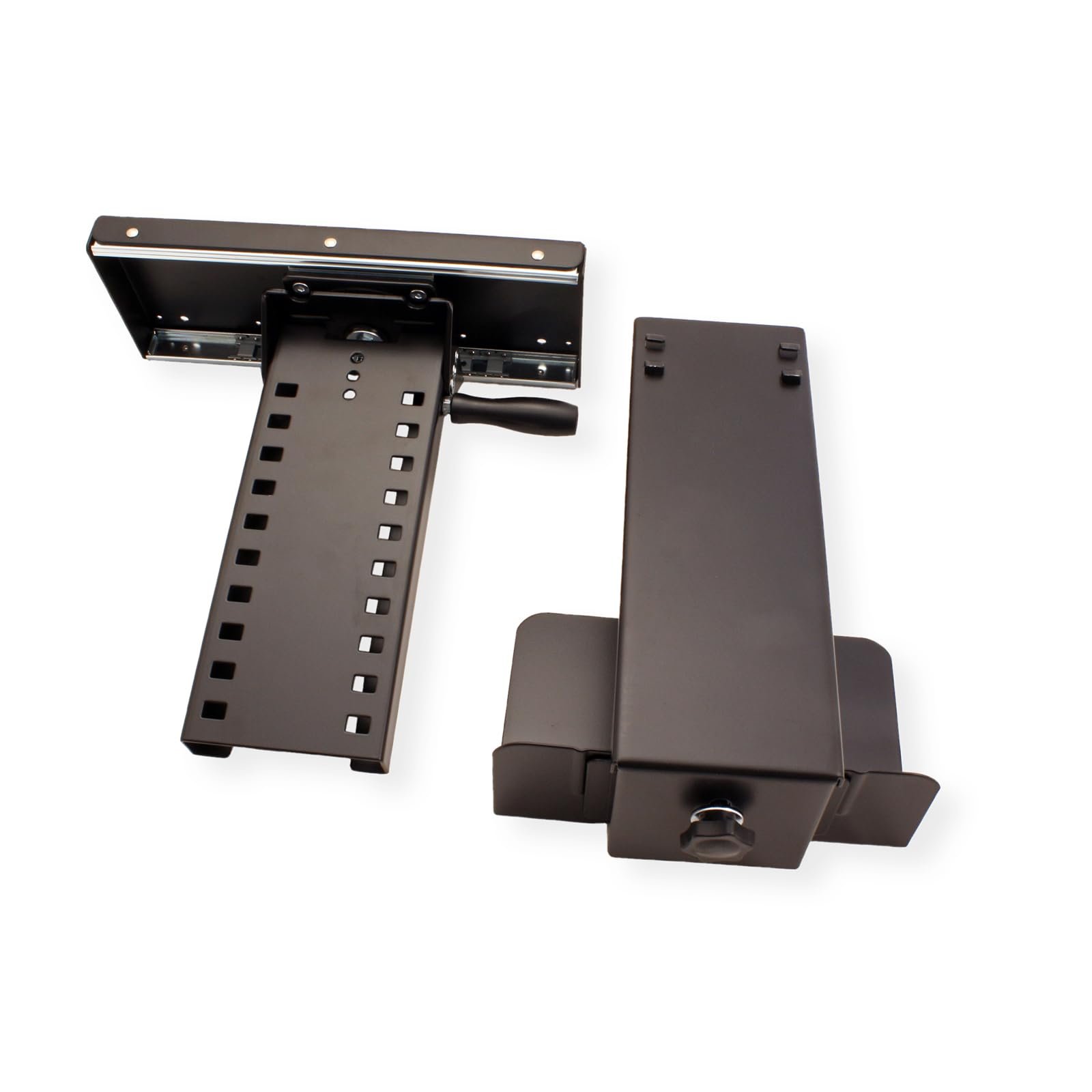 Кріплення для ПК ROLINE Slim, Настільна підставка для комп'ютера, Розсувна та регульована, чорна, фото №4