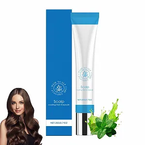 Ампула для охлаждения кожи головы 2025 Scalp Cooling, сыворотка для роста волос, для роста волос, сыворотка-ампула, для чистой и нежирной кожи головы, улучшает блеск волос - Фото 1