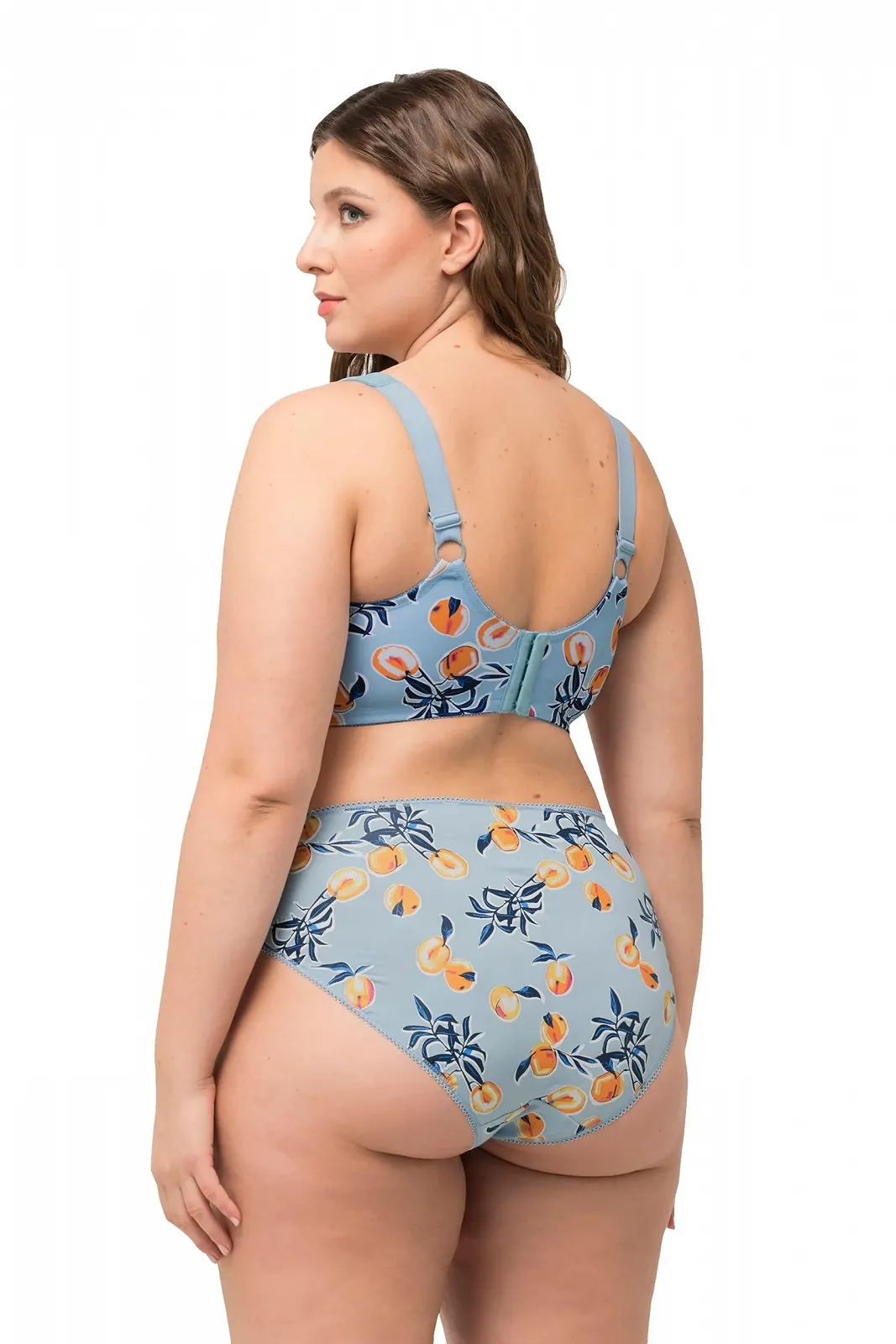 Бюстгальтер Ulla Popken 826860 Plus Size розвантажувальний без кісточок Персиковий, фото №2 Бюстгальтер Ulla Popken 826860 Plus Size розвантажувальний без кісточок Персиковий, фото №2