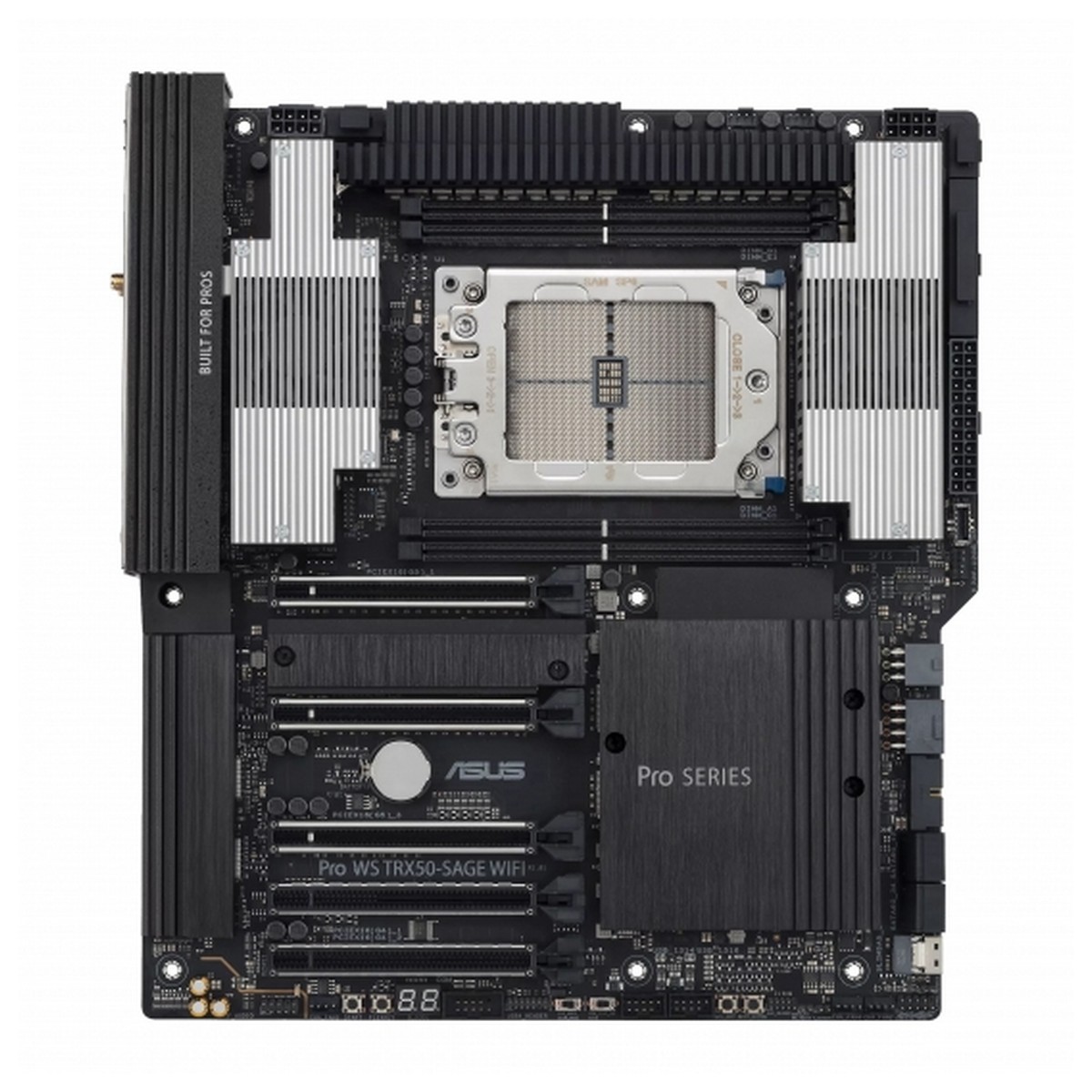 Матерінська платка серверна ASUS PRO WS TRX50-SAGE WIFI sTR5 TRX50 4xDDR5 M.2 BT CEB, фото №1