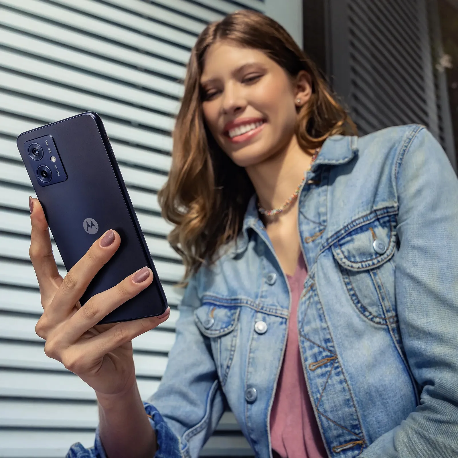 Смартфон Motorola moto g54 5G 6.5" FHD+ 50MP 8/256GB 5000mAh Android 13 Midnight Blue із захисним чохлом, фото №5