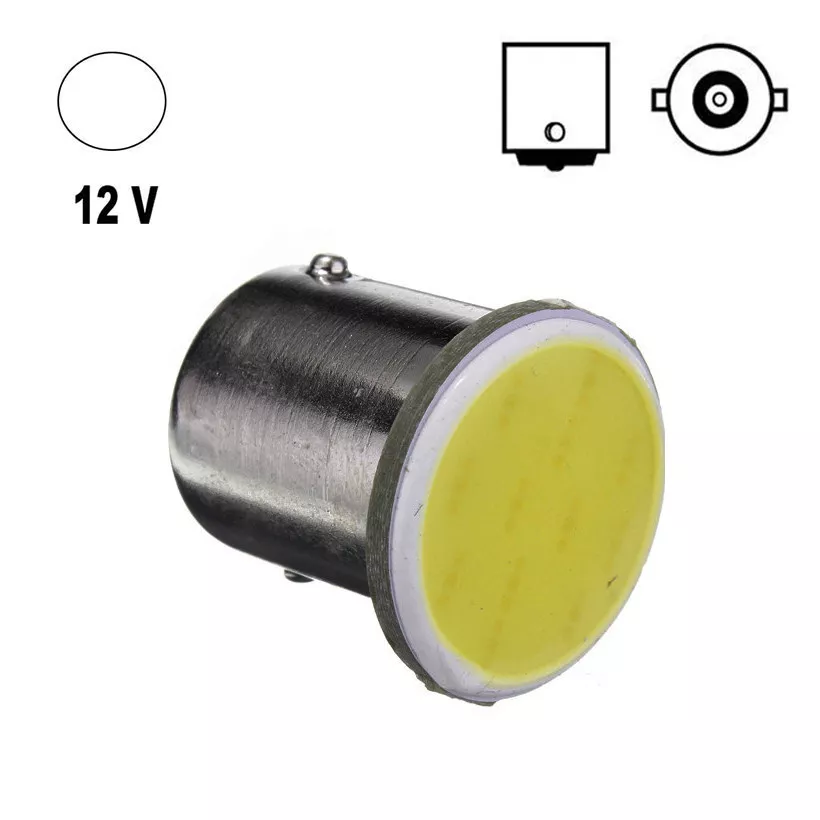 Автолампа Terra P21W 1156 кукол BA15s COB білий 12V, фото №1