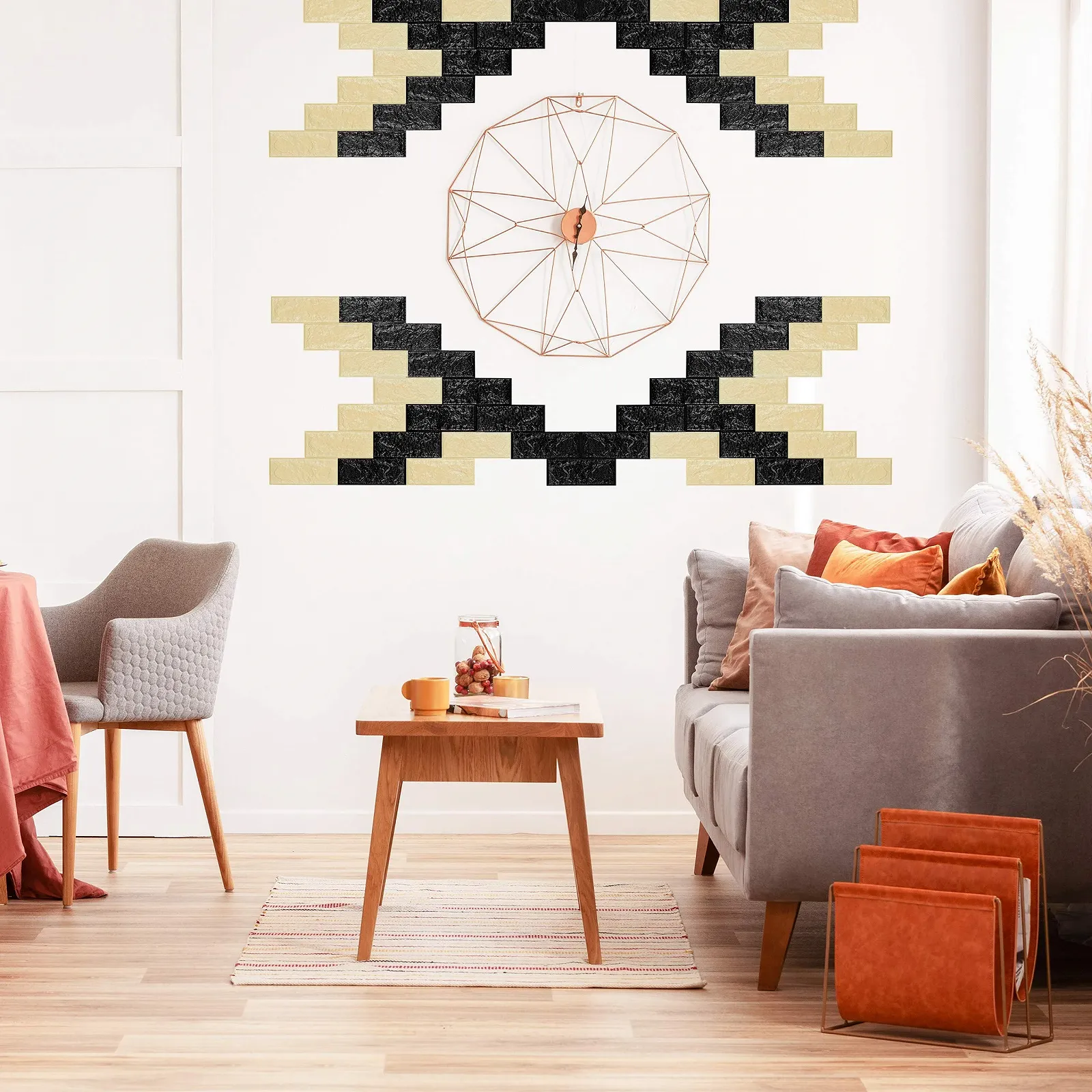 Панели настенные Relaxdays самоклеящиеся 3D Камень 78 x 70 см, фото №5 Панели настенные Relaxdays самоклеящиеся 3D Камень 78 x 70 см, фото №5