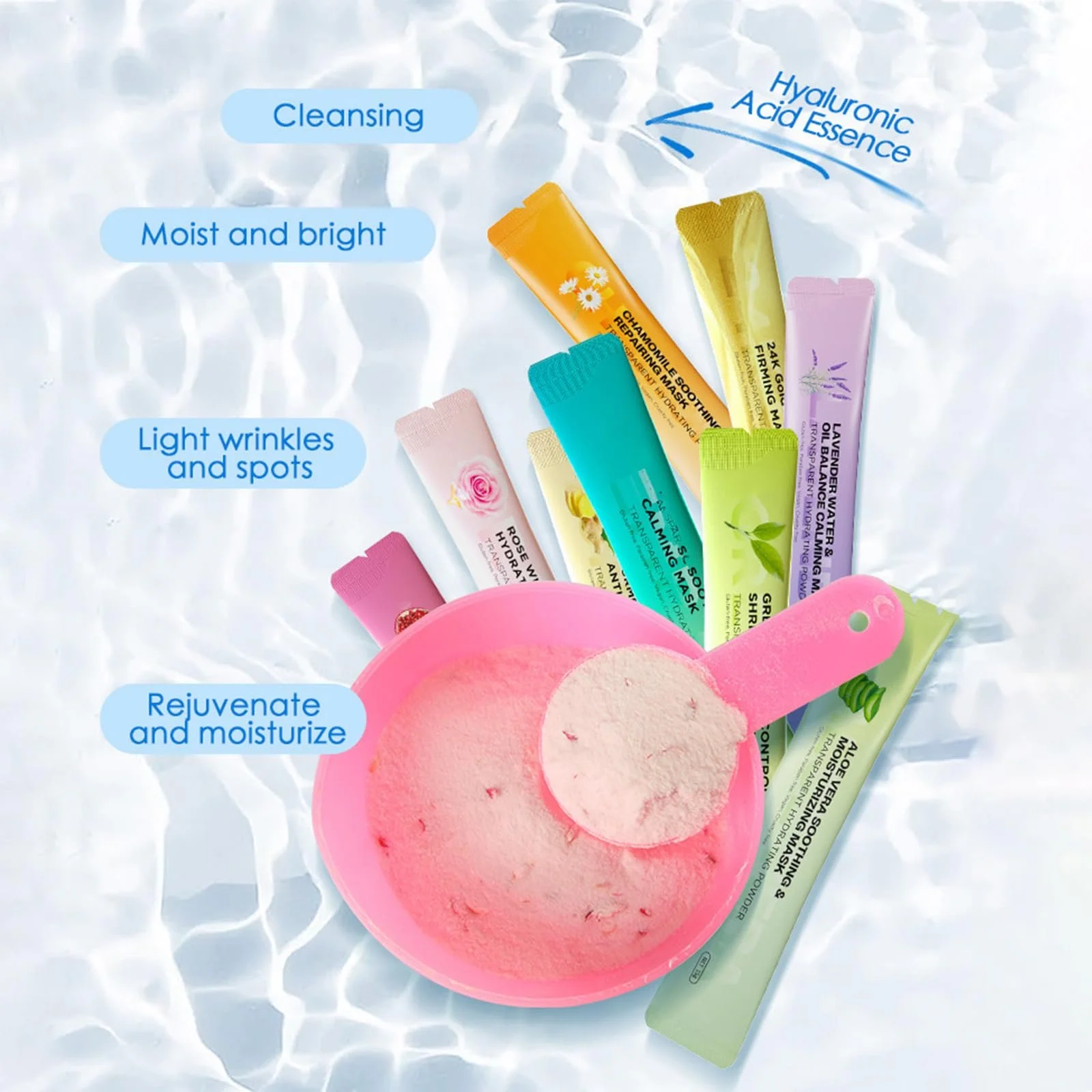 Маска-желе порошок для обличчя з аксесуарами для спа-моделювання, фото №5 Маска-желе порошок для обличчя з аксесуарами для спа-моделювання, фото №5