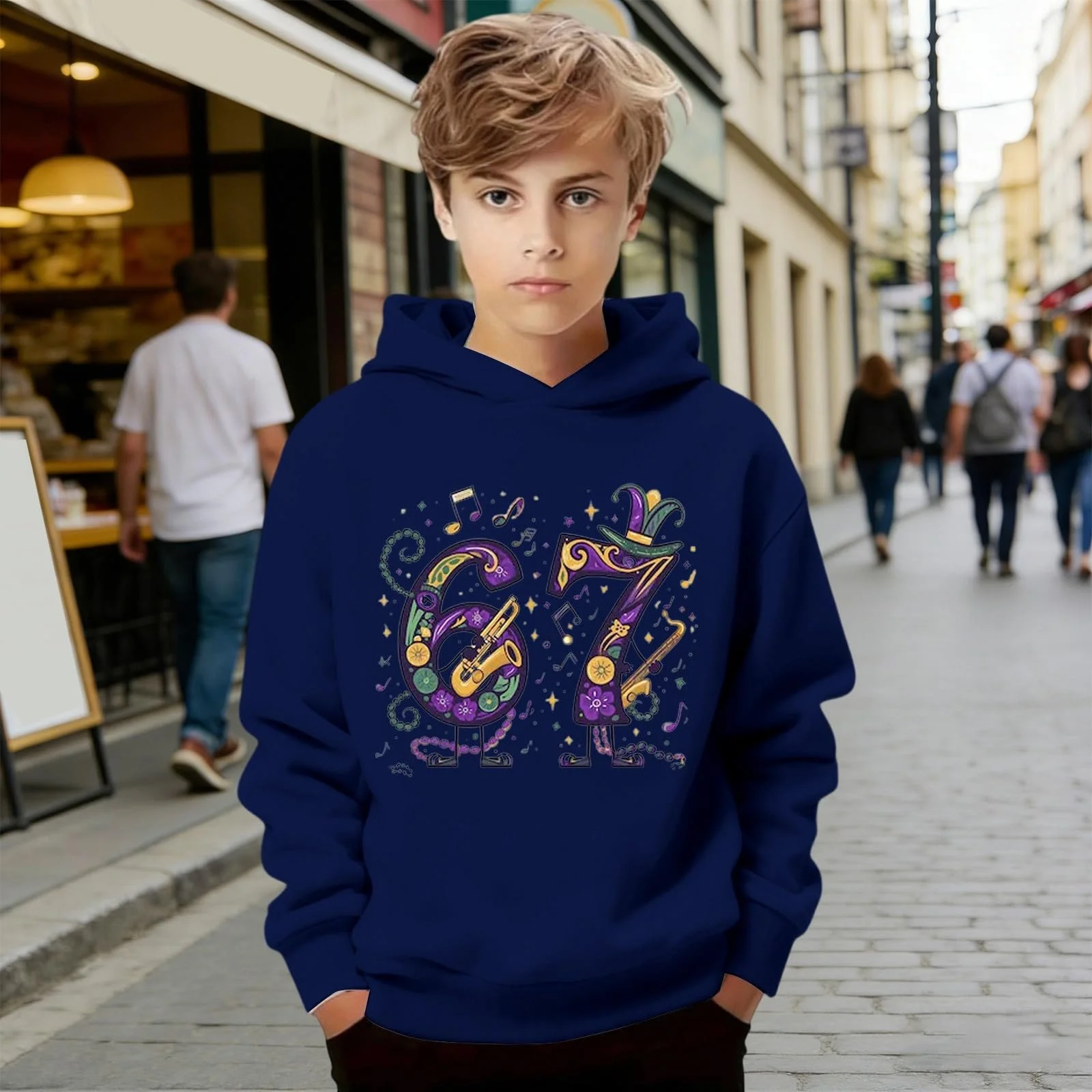 Худі 67 З малюнком Карнавалу, фото №3