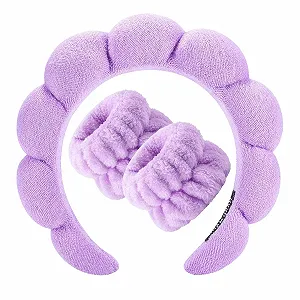 Обруч на голову та набір браслетів для спа - Фото 1