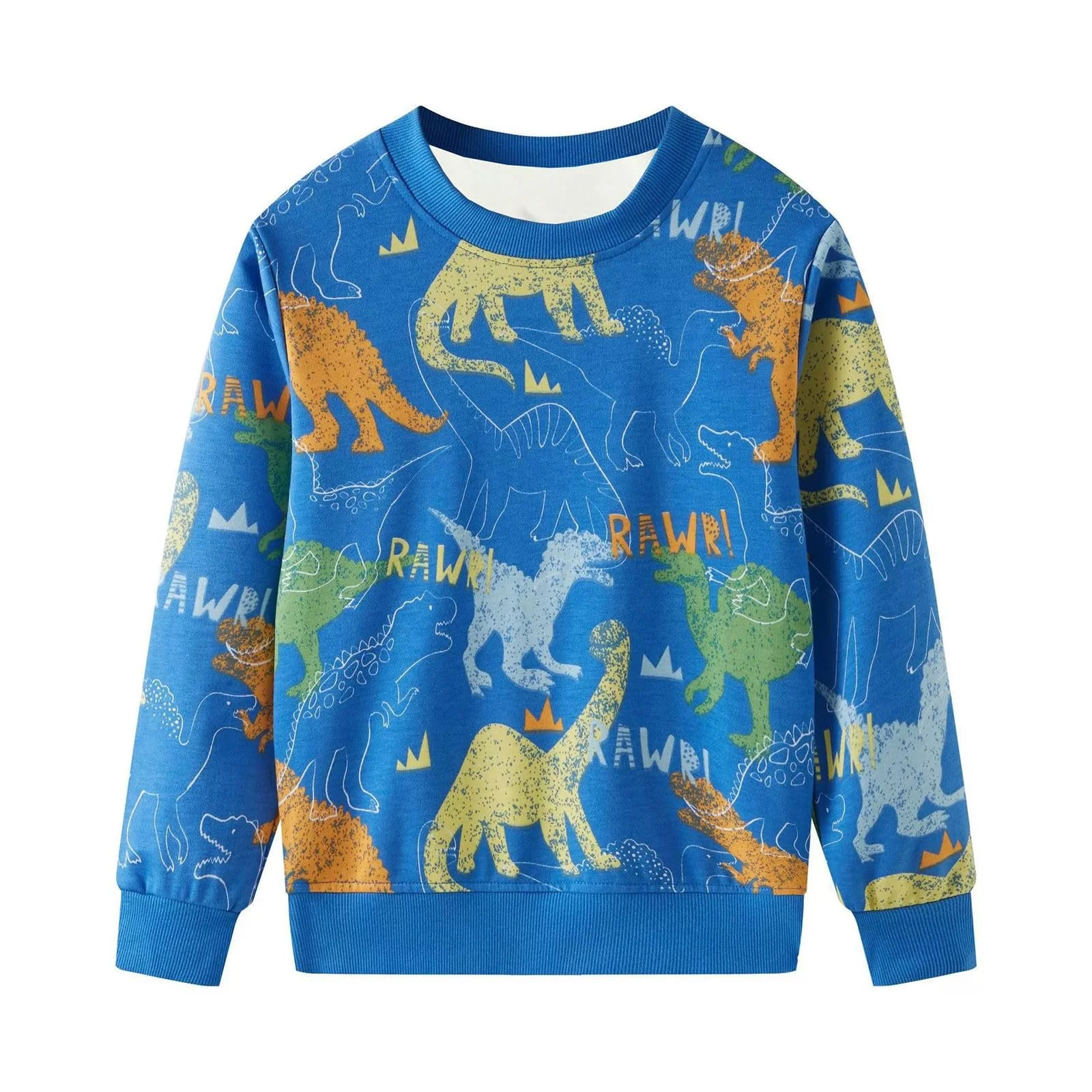 Пуловер для мальчиков 164 - Толстовка с круглым вырезом для мальчиков Мягкая Удобная С длинными рукавами для детей Повседневная одежда Игровая площадка Активный отдых Удобная Эластичная ткань Легкое движение, фото №1