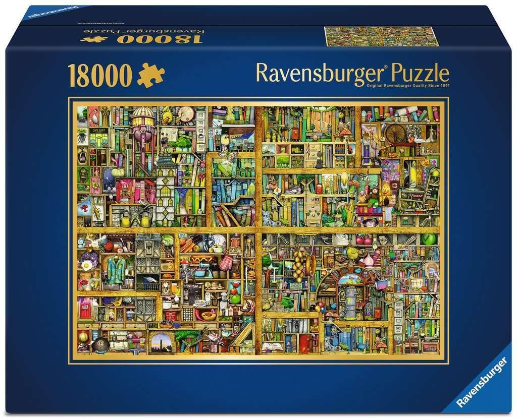 Пазл Ravensburger XXL 17825 Magic Bookshelf 18000 деталей, фото №1 Пазл Ravensburger XXL 17825 Magic Bookshelf 18000 деталей, фото №1