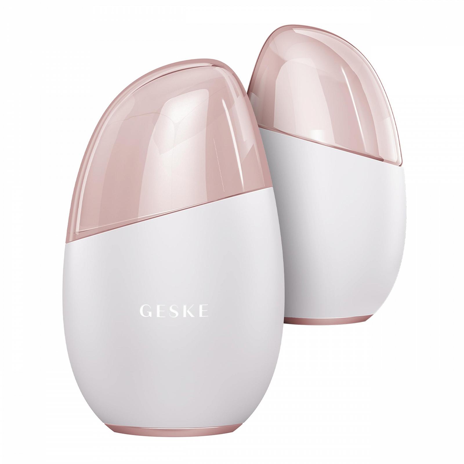 Масажер для очей та обличчя GESKE SmartAppGuided™ Cool & Warm 7 в 1, Бездротова технологія нагріву та охолодження, Проти темних кіл та мішків під очима, Антивіковий, фото №9