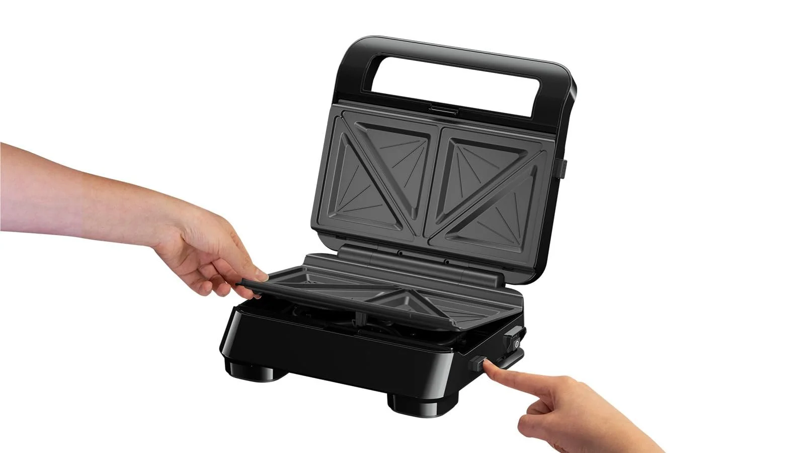 Сэндвичница Braun SnackMaker 5 SM5000, 800 Вт, черный, фото №2