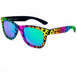 Окуляри сонцезахисні Wayfarer Italia Independent 0090 ZEB.149 Жіночі Різнокольоровий Зелений з дзеркальним покриттям - Фото 1