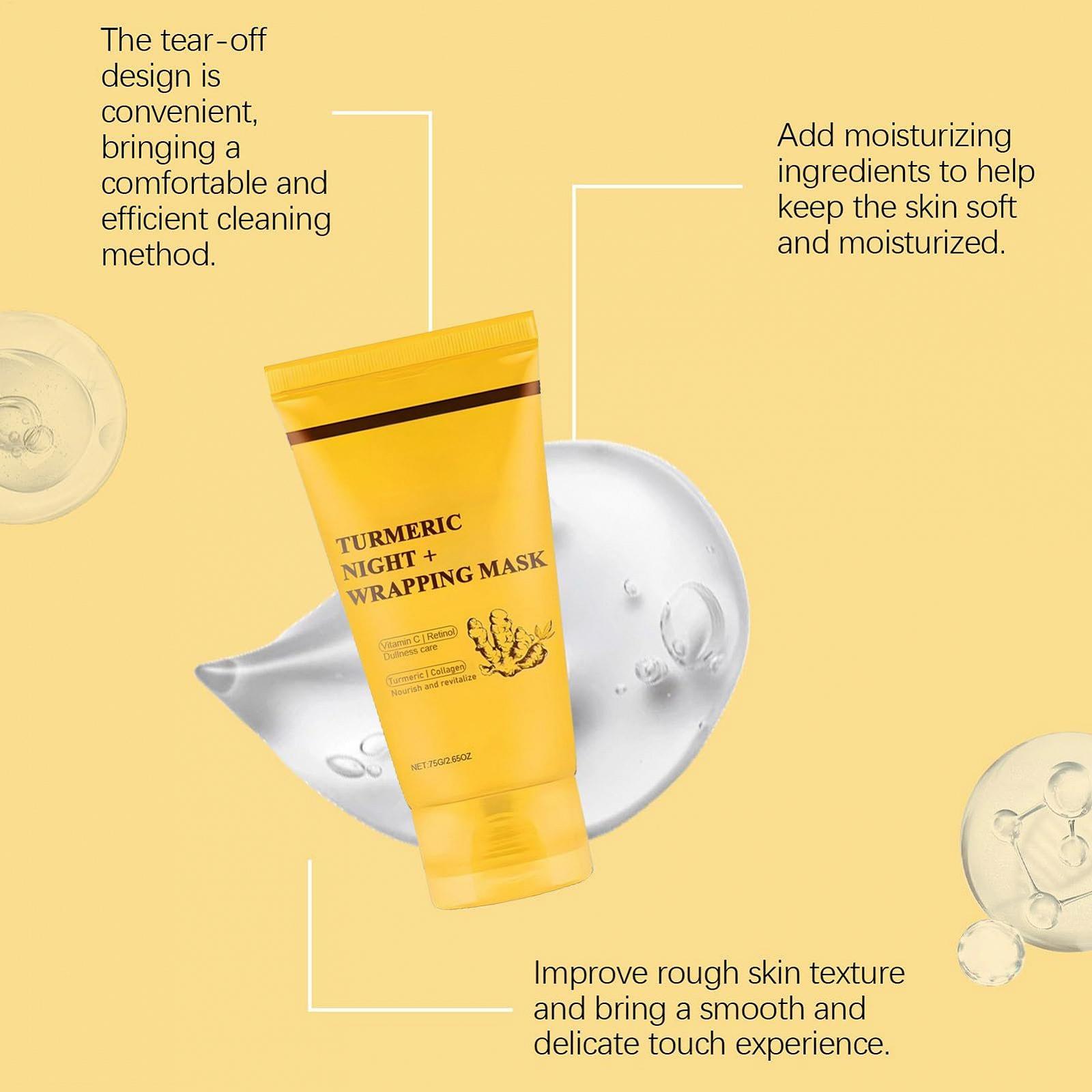 Маска для обличчя Iouyjiu Overnight Wrapping, нічна зволожуюча маска для сяючого кольору, фото №8