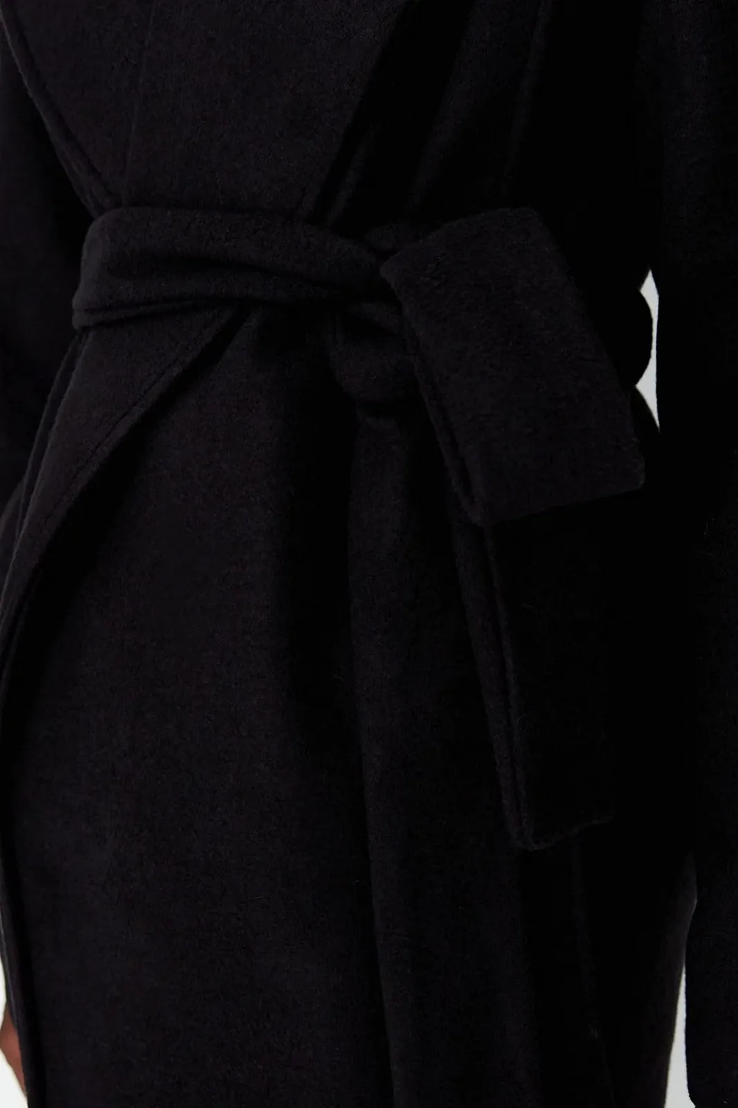 Пальто TRENDYOL Basic Однотонное, фото №4 Пальто TRENDYOL Basic Однотонное, фото №4