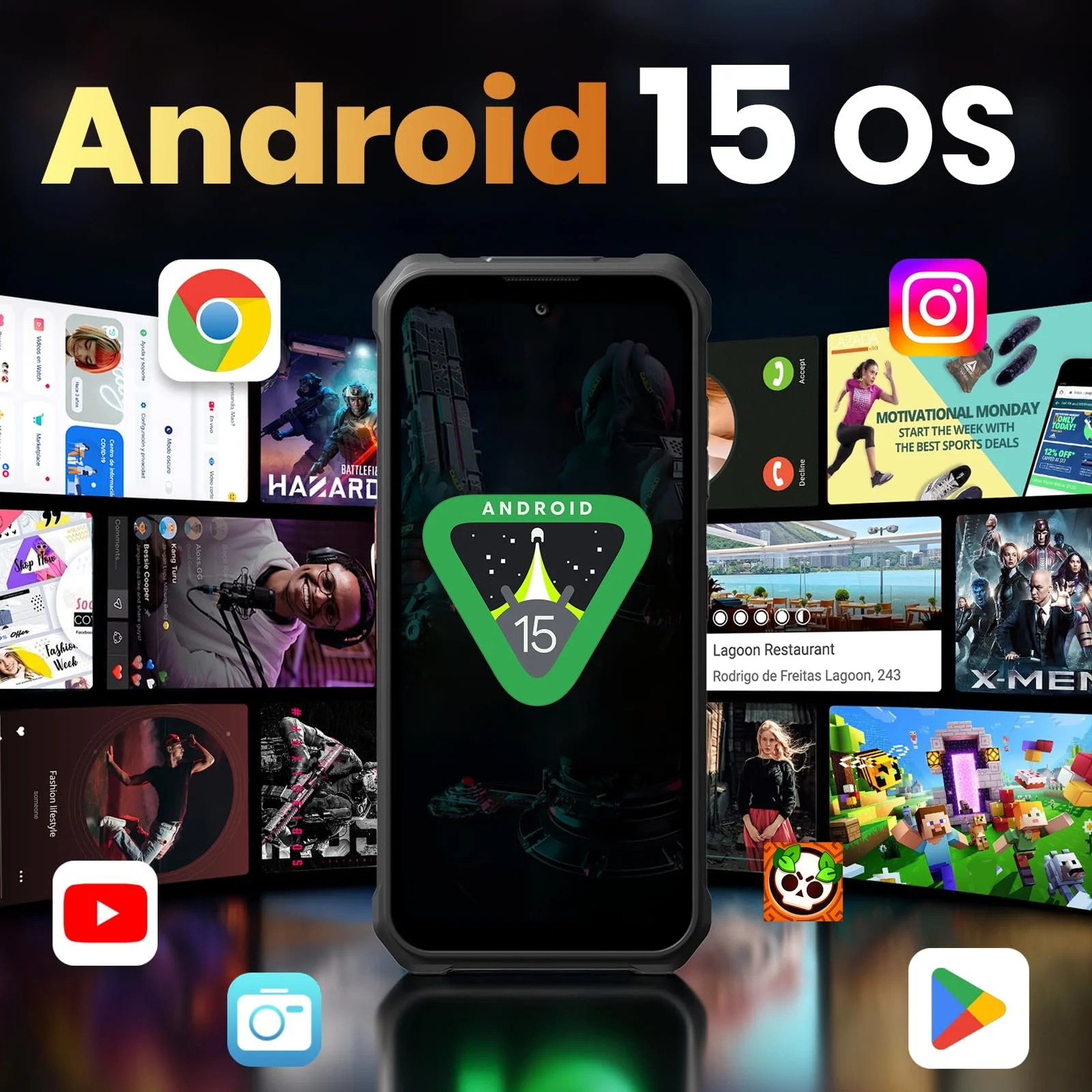 Смартфон FOSSiBOT F110Pro 5G 20/128 ГБ 6.745" 10000 мАг 50 МП Black-5G, фото №5