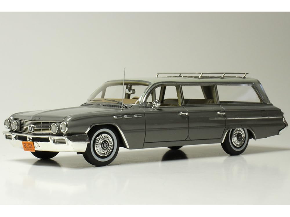Модельний автомобіль Goldvarg Collection 1962 Invicta Station Wagon Fawn Fog Grey з бежевим дахом Limited Edition 1/43 GC-056B, фото №3