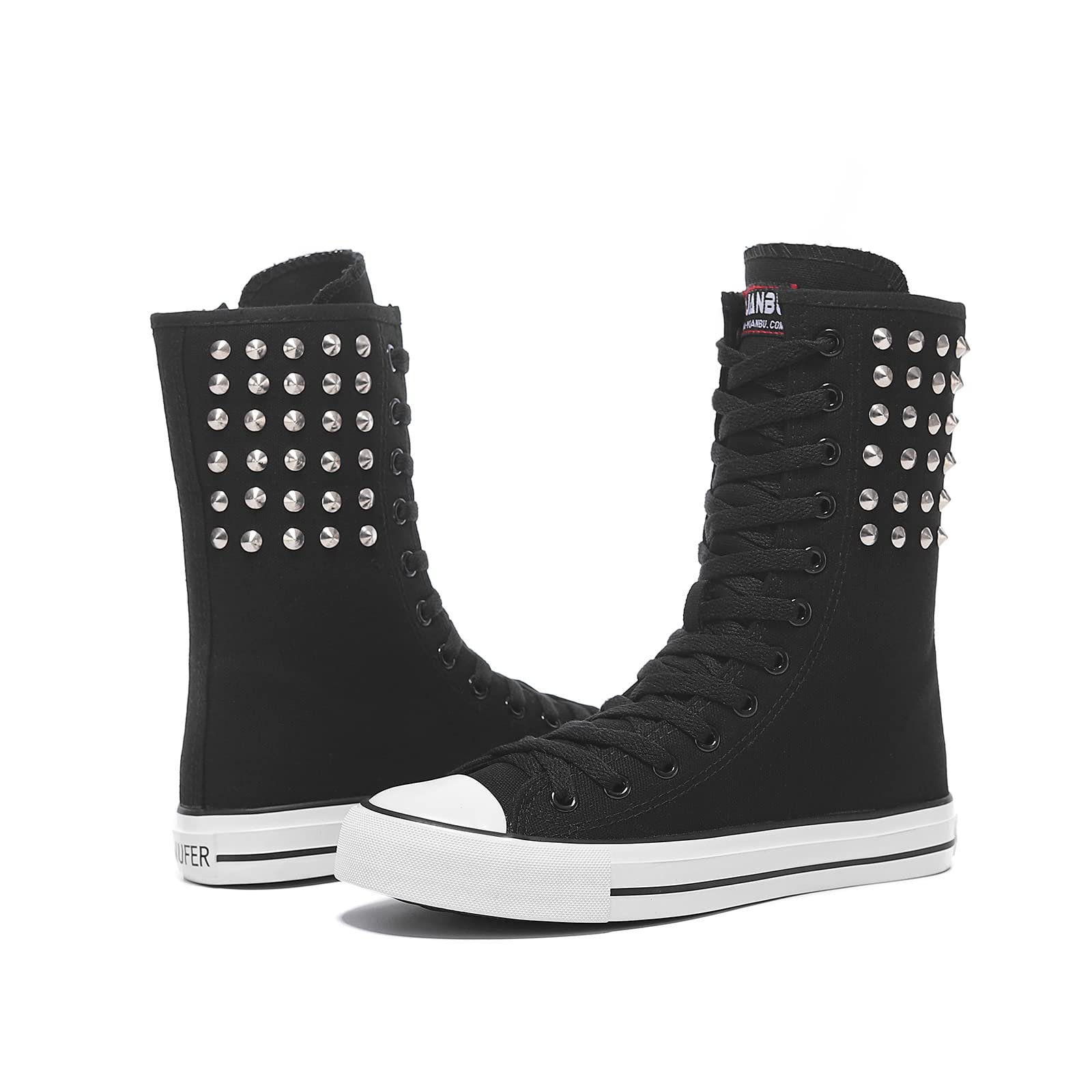 Високі текстильні кеди Momuk жіночі на шнурівці модні повсякденні, фото №2