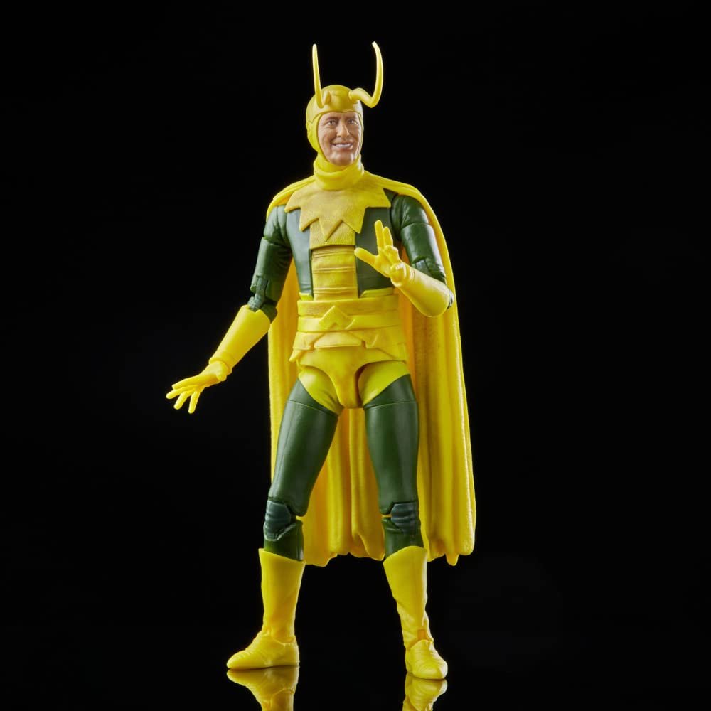 Фигурка Marvel Action Legends Series MCU Disney Plus Классический Локи, 15 см, 5 аксессуаров и 1 элемент Build-A-Figure, фото №3
