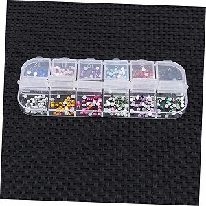 Голографические блестки Beavorty для ногтей, украшение для ногтей, точечные шармы для ногтей, стразы для ногтей, блестки для татуировки ногтей, неровные хлопья для ногтей, 12 шт synthetic.ua - Фото 1