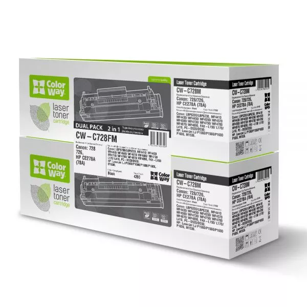 Картридж CW (CW-C728FM) Canon MF4410/LBP6200 Universal Dual Pack CW-C728FM, фото №1