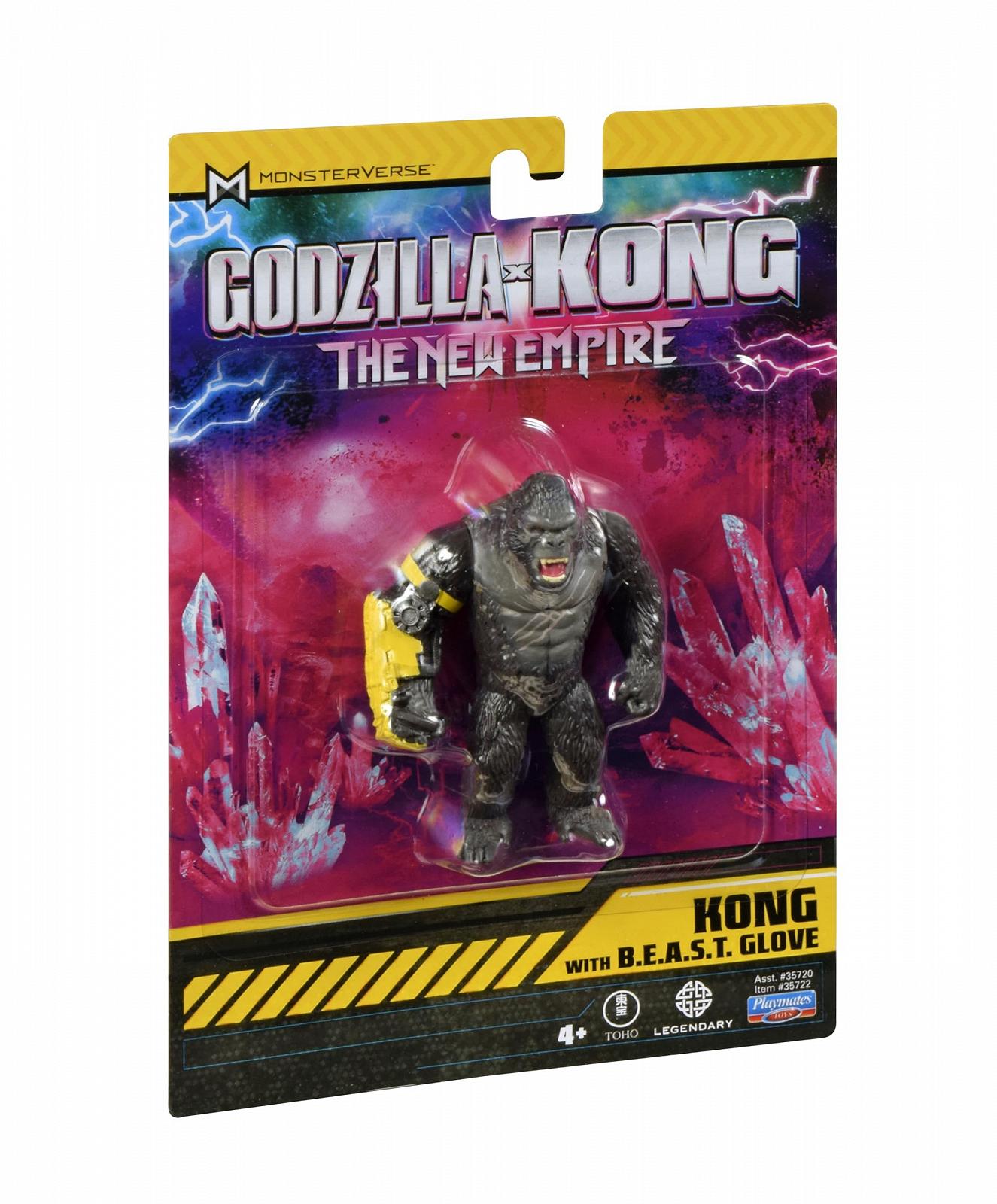 Фігурка Kong Godzilla x Kong: The New Empire 8,25 см, з рукавичкою B.E.A.S.T., фото №2