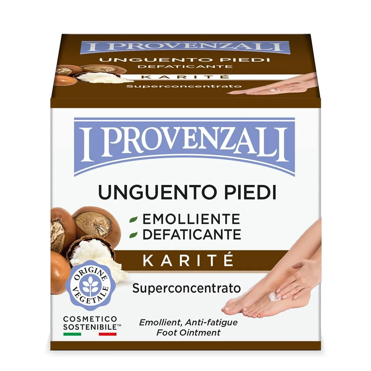 Мазь для ног I PROVENZALI Feet Ointment Shea с маслом ши 50 мл, фото №1