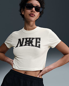 Футболка Nike NSW SLIM CROP TEE STREET HQ1709-133 Белый XS - Фото 1