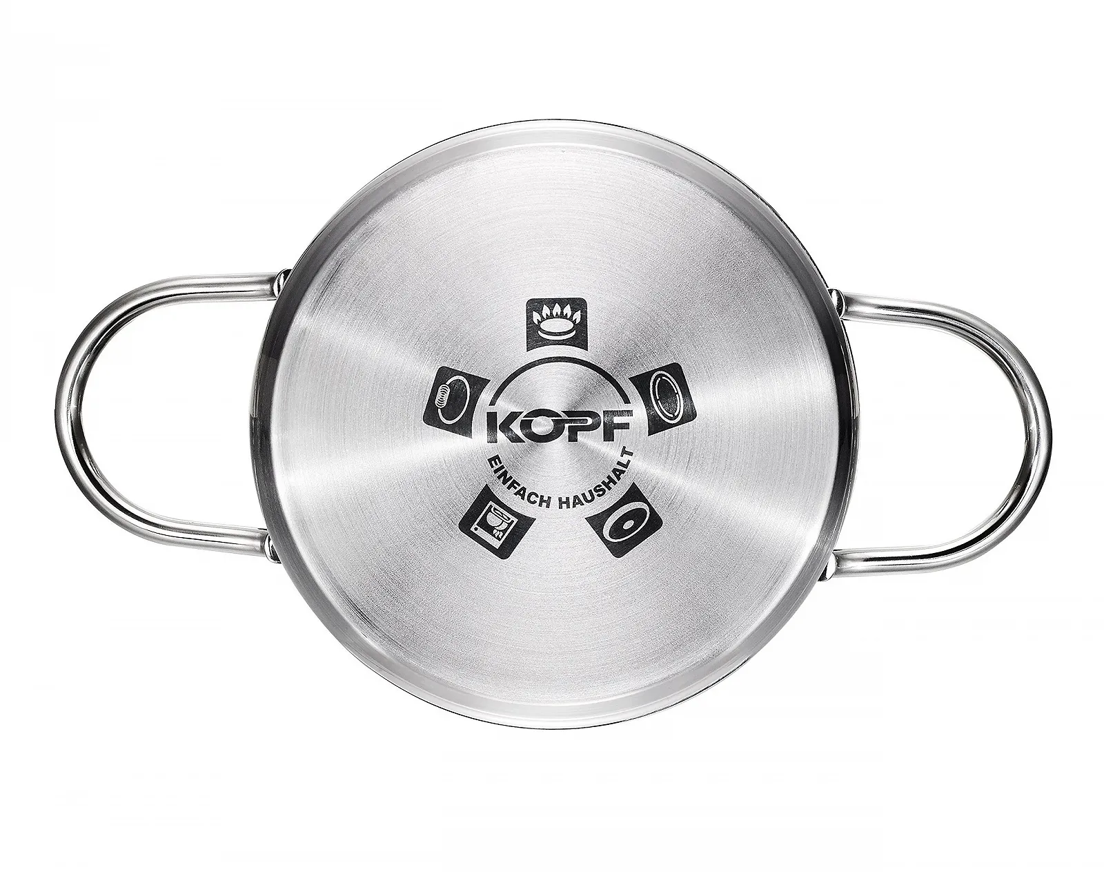 Каструля KOPF Josie, 16 x 10.5 сантиметрів, нержавіюча сталь, з кришкою, фото №2 Каструля KOPF Josie, 16 x 10.5 сантиметрів, нержавіюча сталь, з кришкою, фото №2