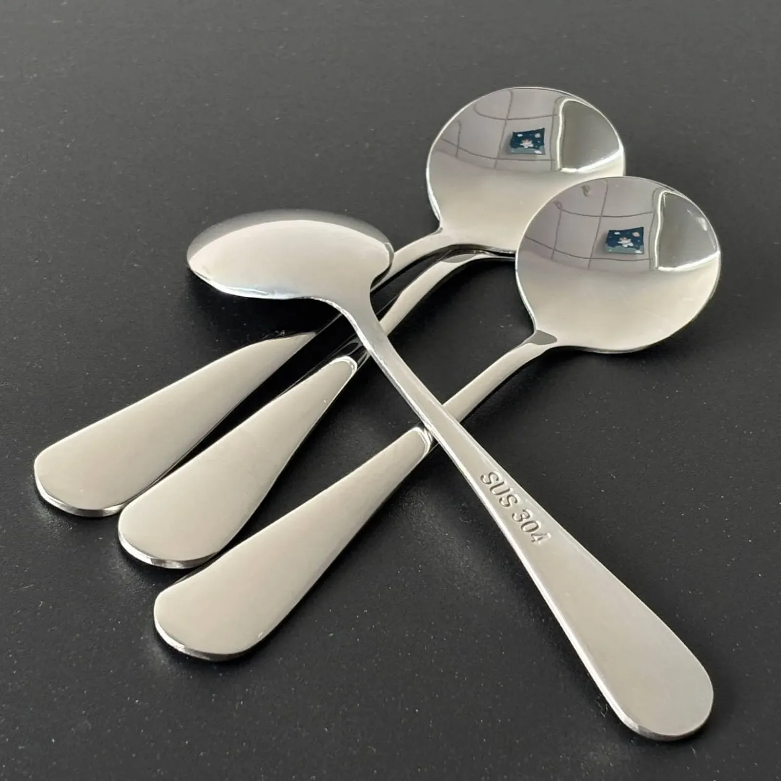 Ложка для еспресо з нержавіючої сталі 11.5 cm Сріблястий (4 шт), фото №6 Ложка для еспресо з нержавіючої сталі 11.5 cm Сріблястий (4 шт), фото №6