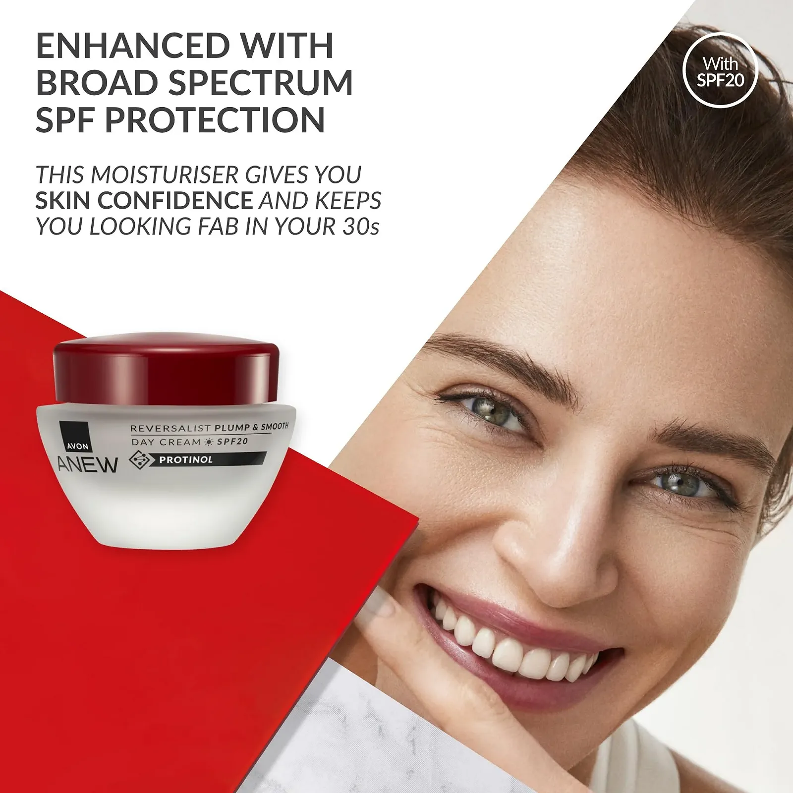 Денний крем Avon Anew Reversalist SPF25 з технологією Protinol 50 мл, фото №4