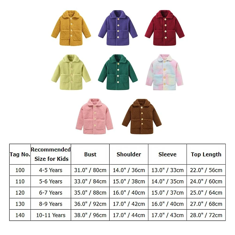 Зимове пальто IBTOM CASTLE для дівчат, флісове, тепле, фото №6