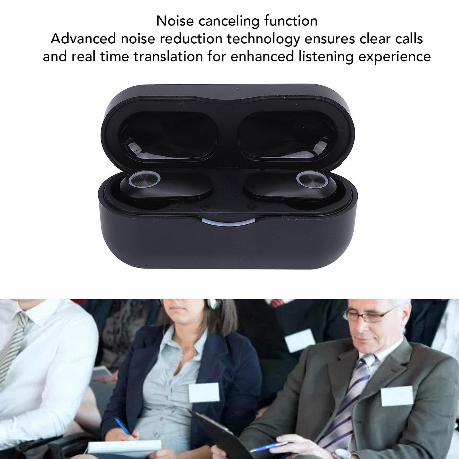 Навушники для перекладу мови, 144 мови онлайн, пристрій двостороннього перекладу, Bluetooth, фото №3