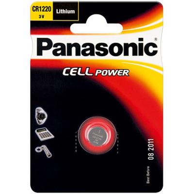 Батарейка PANASONIC CR 1220 1 LITHIUM (CR-1220EL/1B), фото №1