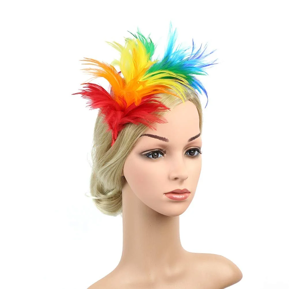 Обруч Lurrose з пір'ям 20-х років, фото №2