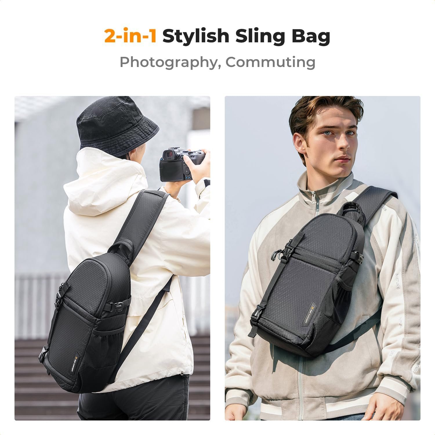 Рюкзак для камери K&F CONCEPT / 20x13x40см / Чорний, фото №7