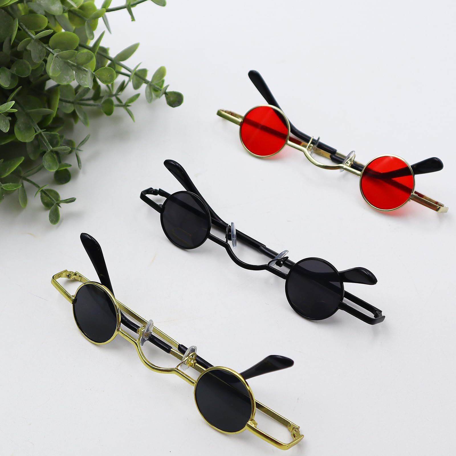 Солнцезащитные очки INNAL Маленькие круглые 3 пары, маленькие ретро, фото №4 Солнцезащитные очки INNAL Маленькие круглые 3 пары, маленькие ретро, фото №4