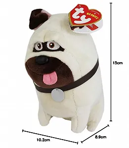 Мягкая игрушка Мопс Ty Beanie Babies серии Baby Beanies synthetic.ua - Фото 1