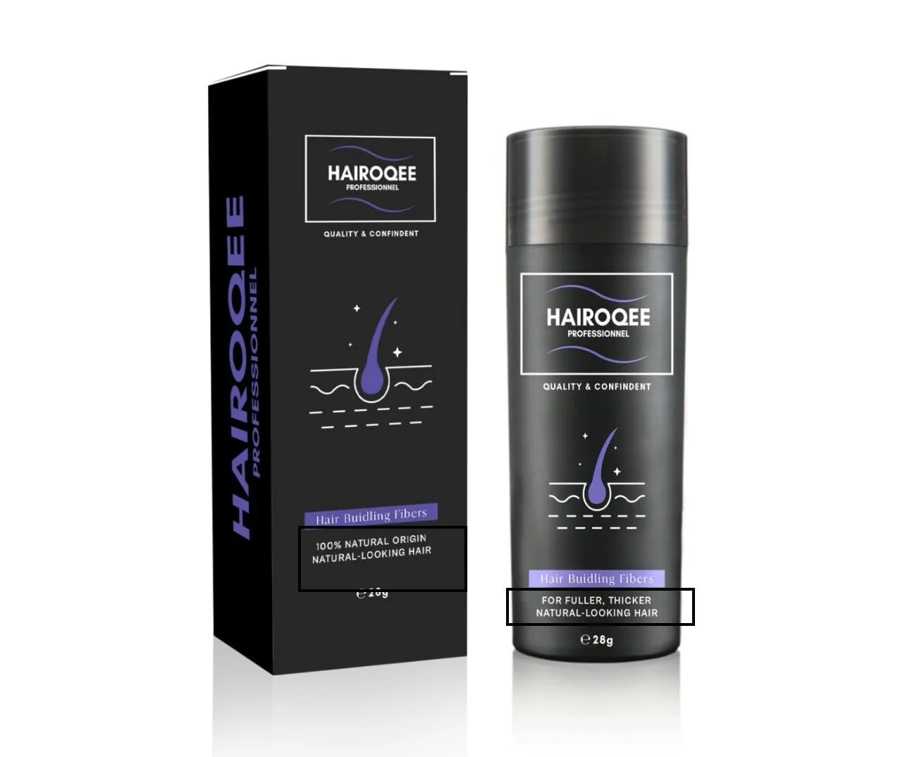 Волокна для волосся Natürliche, 28 г, веганська пудра для загущення волосся (Темно-коричневий), фото №7