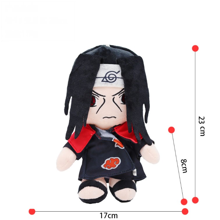 Ітачі Учіха м'яка іграшка Наруто Naruto Itachi Uchiha лялька плюш аніме 23см, фото №4