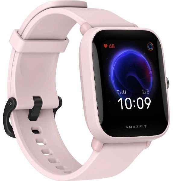 Смарт-часы Amazfit Bip U / 1.43" / Сенсорные / Bluetooth 5.0 / Влагозащита 5 ATM / До 9 дней работы / Система оценки состояния здоровья PAI / Розовый, фото №3