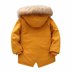 Переходная куртка MNSWR Водонепроницаемая детская парка Толстая зимняя стеганая куртка-пуховик на флисе для мальчиков Пальто-куртка с подкладкой synthetic.ua - Фото 1