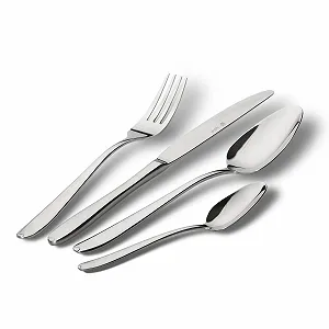 Набір столових приборів Paul Wirths Cultura 44, на 6 персон, 24 предмети, нержавіючий, полірований та можна мити в посудомийній машині - Фото 1