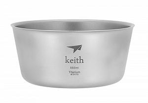 Миска Keith с двойными стенками 550 мл со складной ручкой - Фото 1