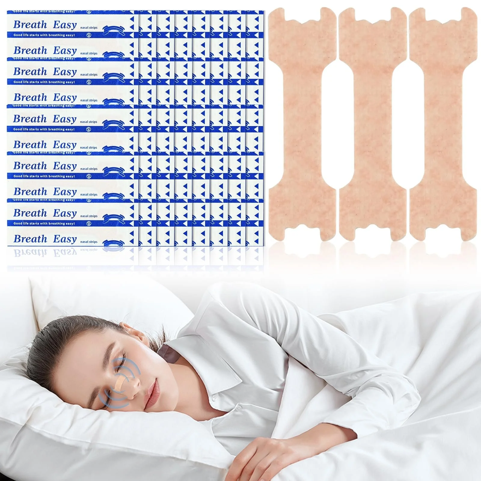 Пластирі від хропіння (100 шт.) Extra Strong, фото №1 Пластирі від хропіння (100 шт.) Extra Strong, фото №1